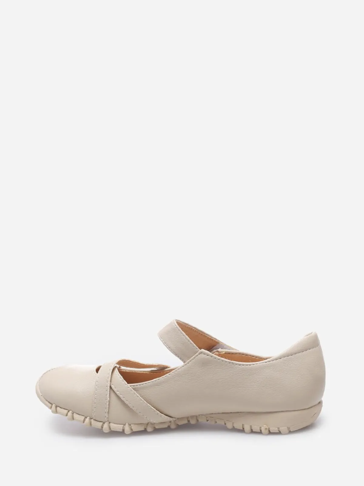 Discount La Modeuse Ballerine Bienestar Beige