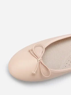 Discount La Modeuse Ballerines à talon avec n艙ud Rose
