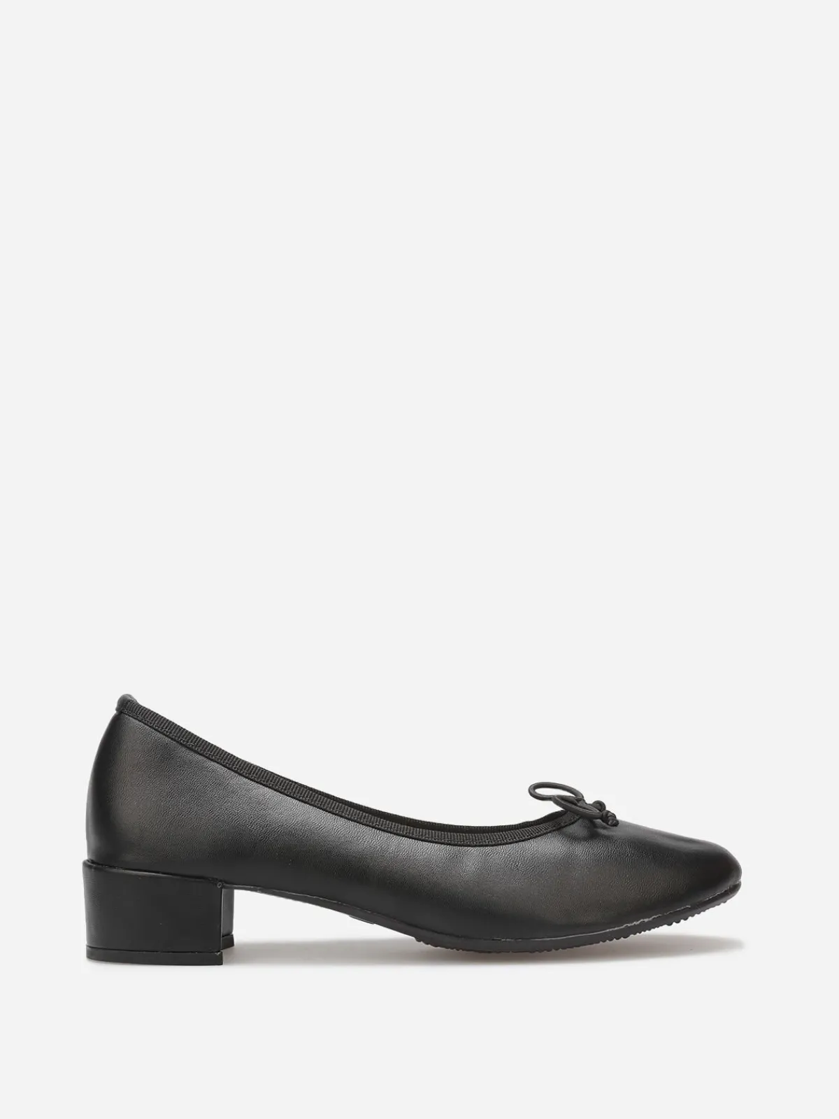 Sale La Modeuse Ballerines à talon avec n艙ud Noir