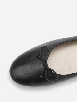 Sale La Modeuse Ballerines à talon avec n艙ud Noir