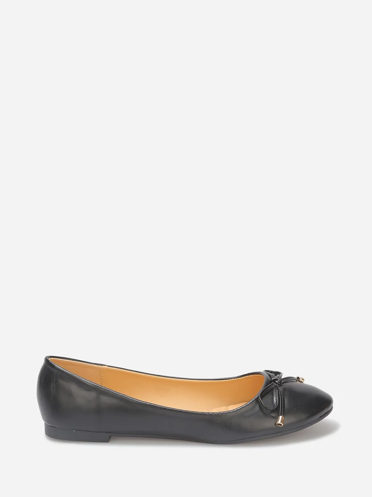 Clearance La Modeuse Ballerines avec n艙ud grandes tailles Noir