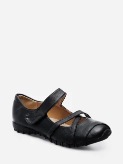 Hot La Modeuse Ballerines Bienestar  grandes tailles Noir