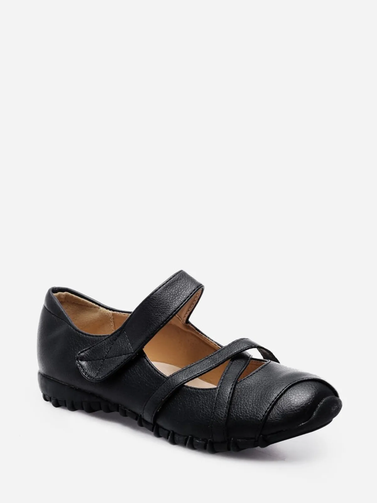 Hot La Modeuse Ballerines Bienestar grandes tailles Noir