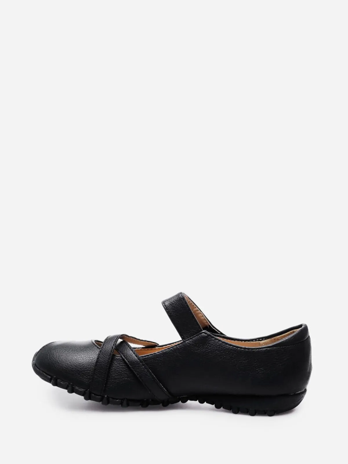 Hot La Modeuse Ballerines Bienestar grandes tailles Noir