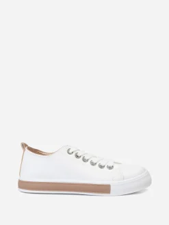 Clearance La Modeuse Baskets & avec oeillets strassés Dorérose