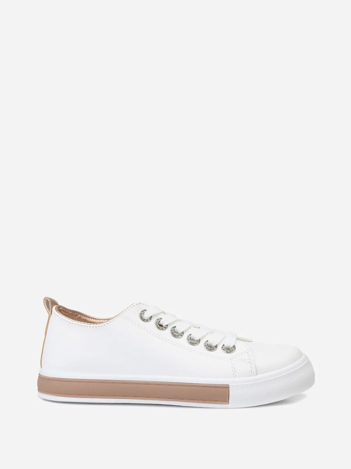 Clearance La Modeuse Baskets & avec oeillets strassés Dorérose