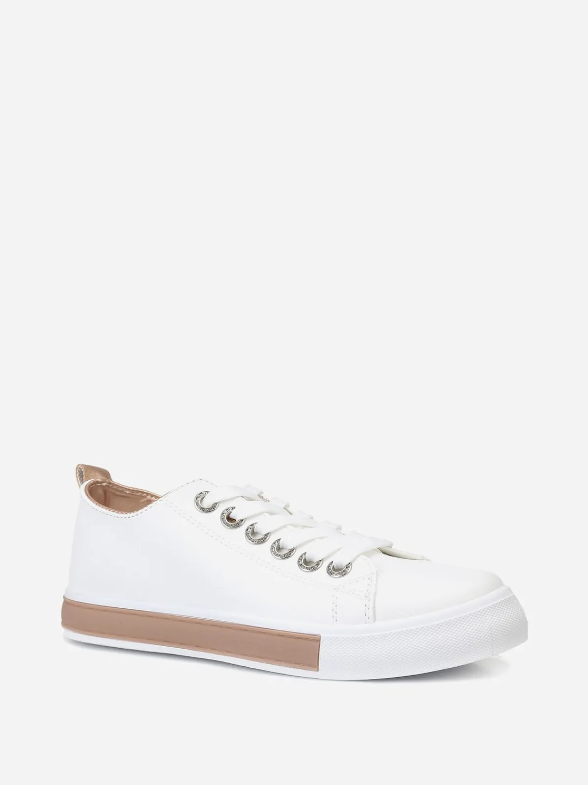 Clearance La Modeuse Baskets & avec oeillets strassés Dorérose