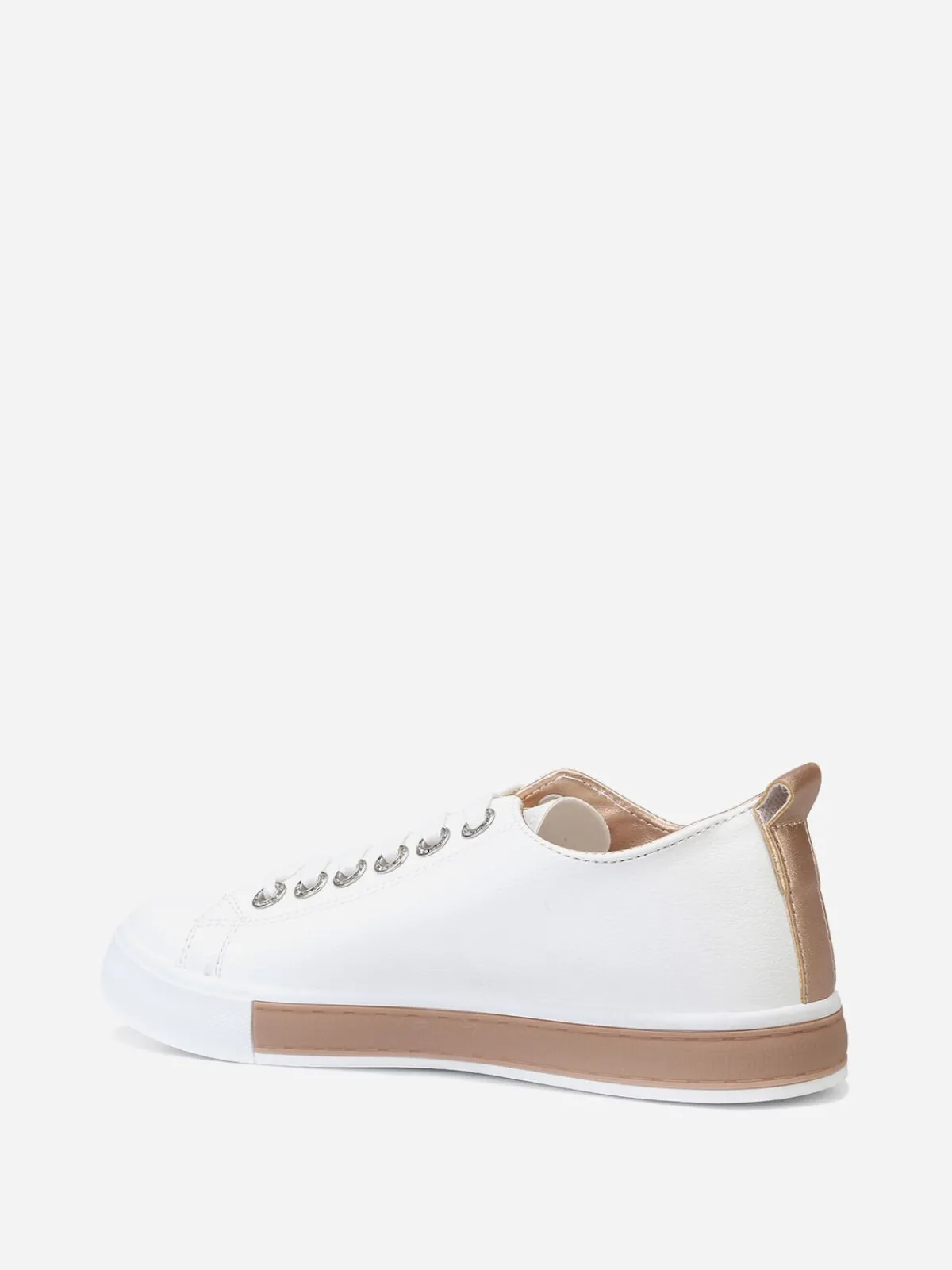 Clearance La Modeuse Baskets & avec oeillets strassés Dorérose