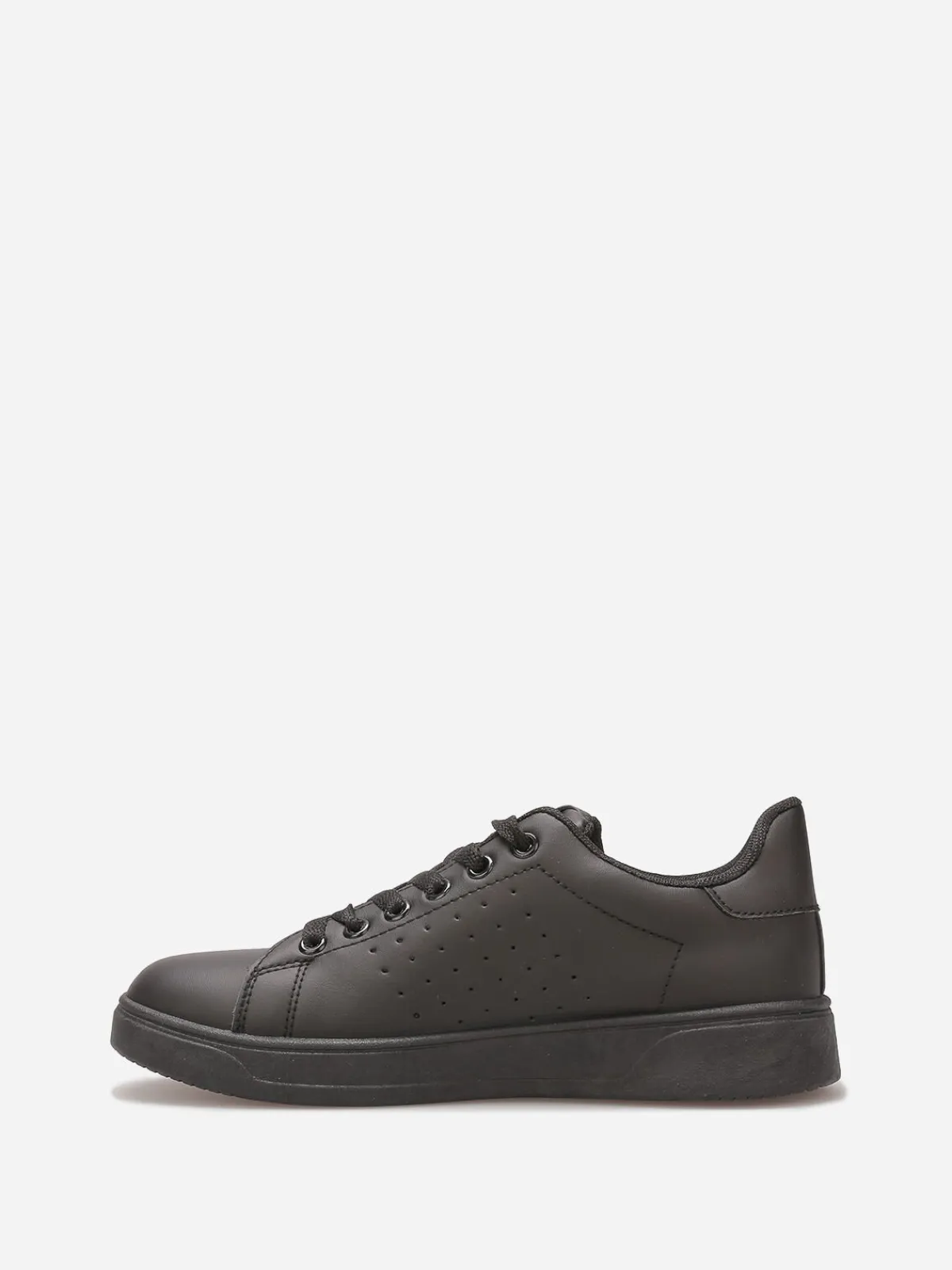 Outlet La Modeuse Baskets basiques à plateforme Noir
