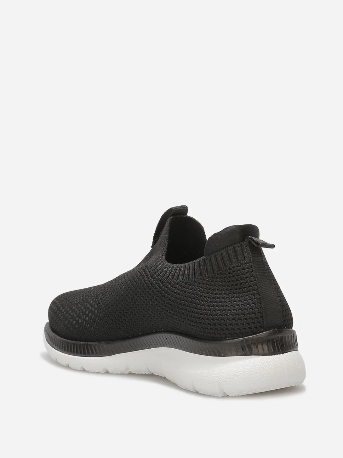 Online La Modeuse Baskets slip-on texturées Noir