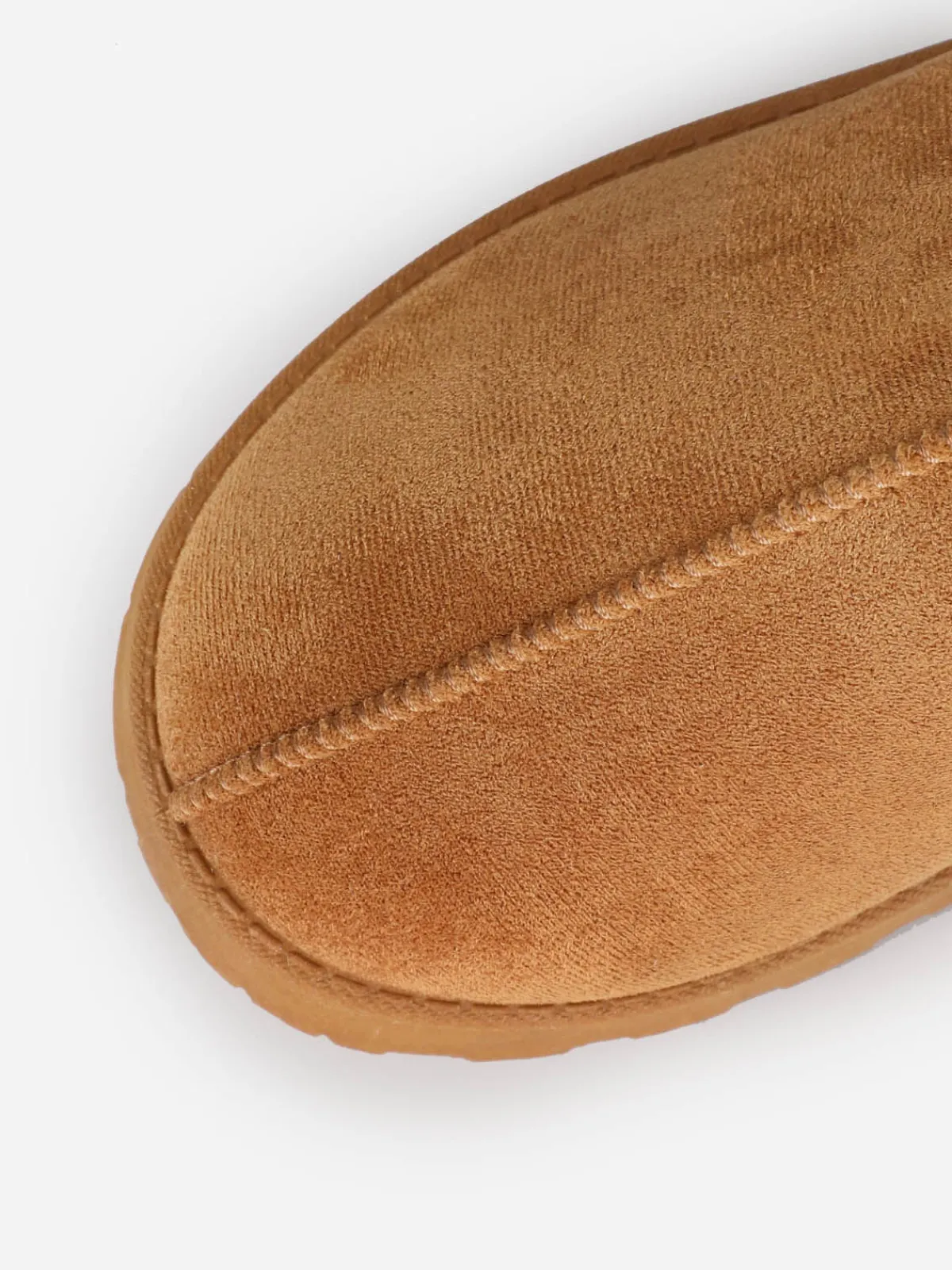 Hot La Modeuse Boots fourrées basses à plateforme Camel
