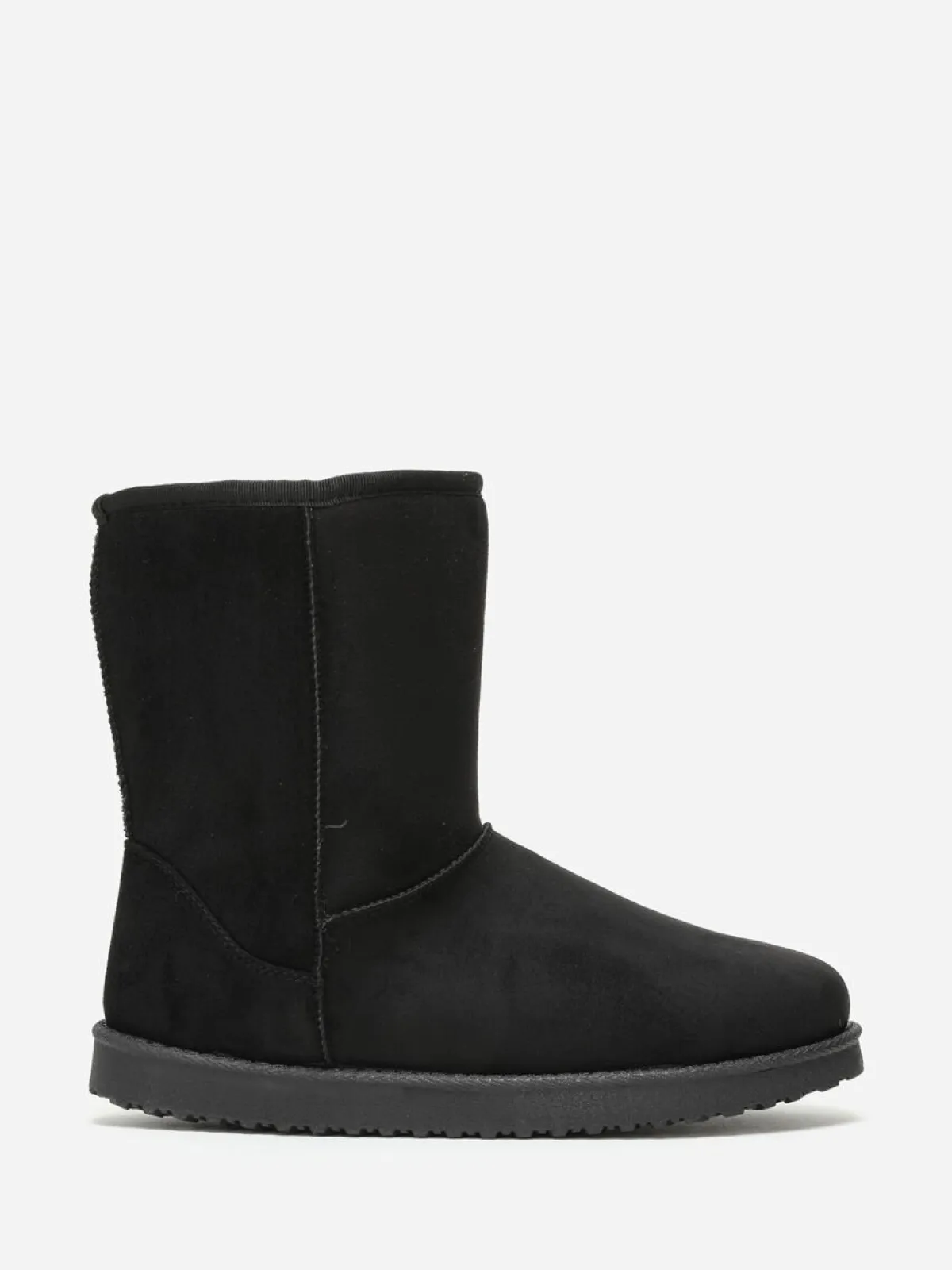 Clearance La Modeuse Boots fourrées grandes tailles Noir