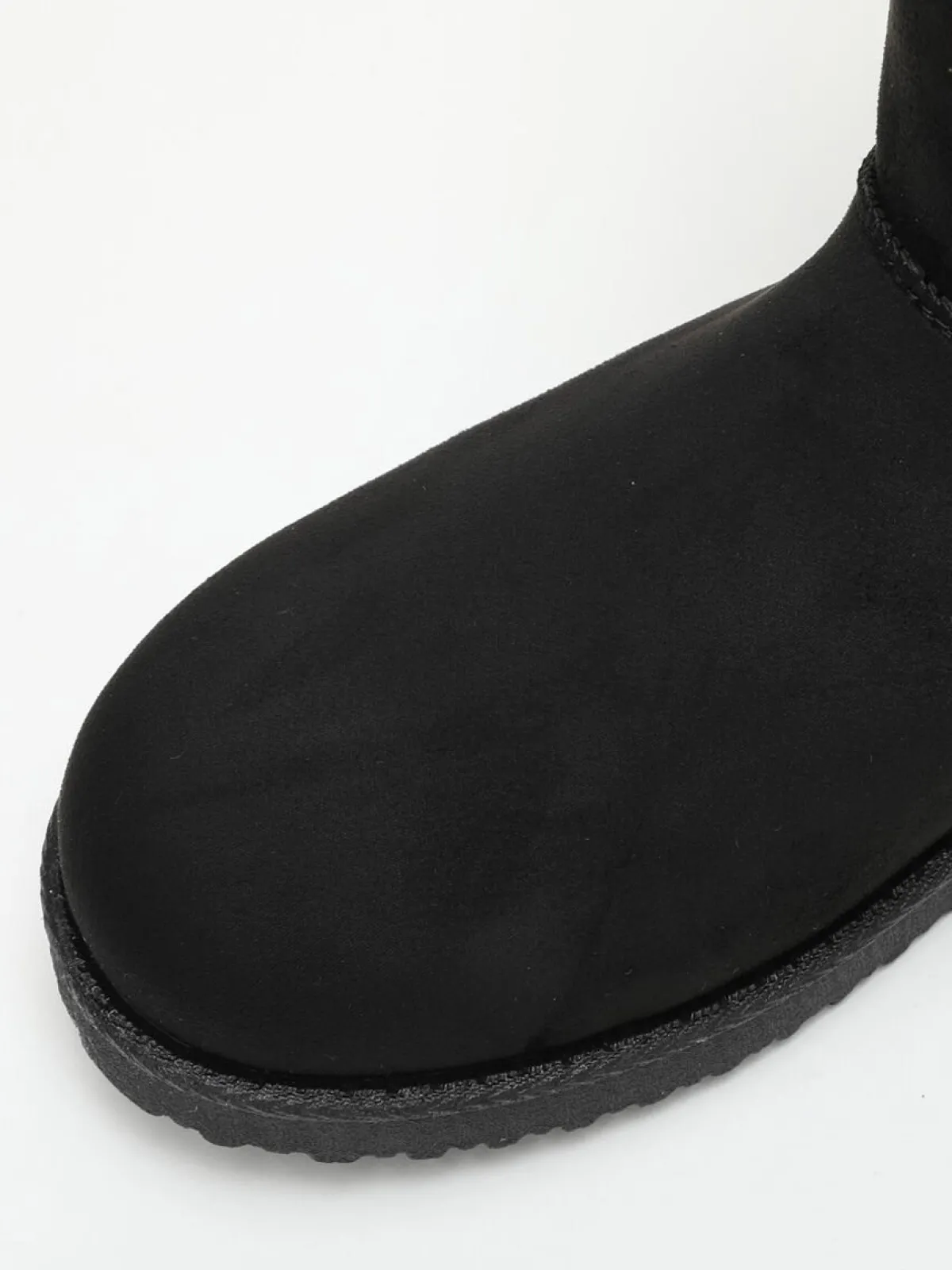 Clearance La Modeuse Boots fourrées grandes tailles Noir
