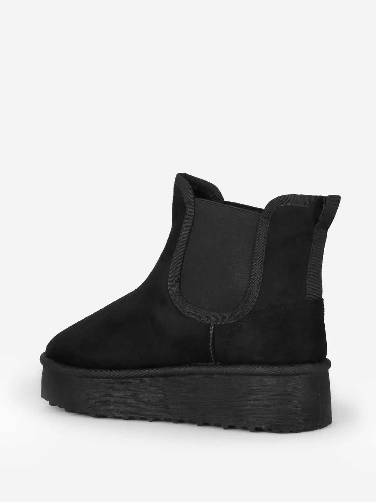 Online La Modeuse Boots fourrées style chelsea Noir