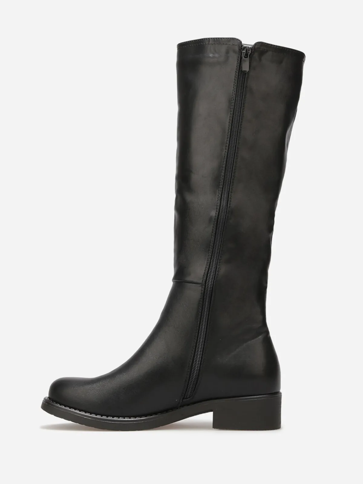 Discount La Modeuse Bottes Chelsea style cavalières Noir