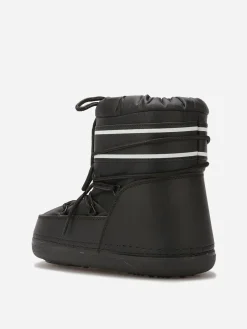 Clearance La Modeuse Bottes de neige bi-matières Noir