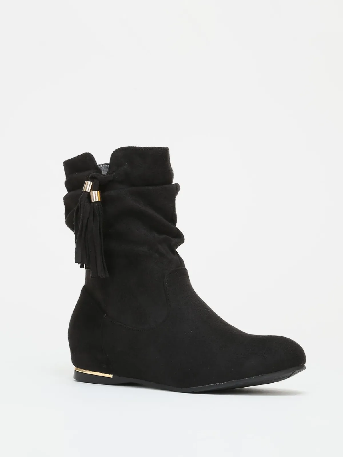 Hot La Modeuse Bottines à pampilles Noir
