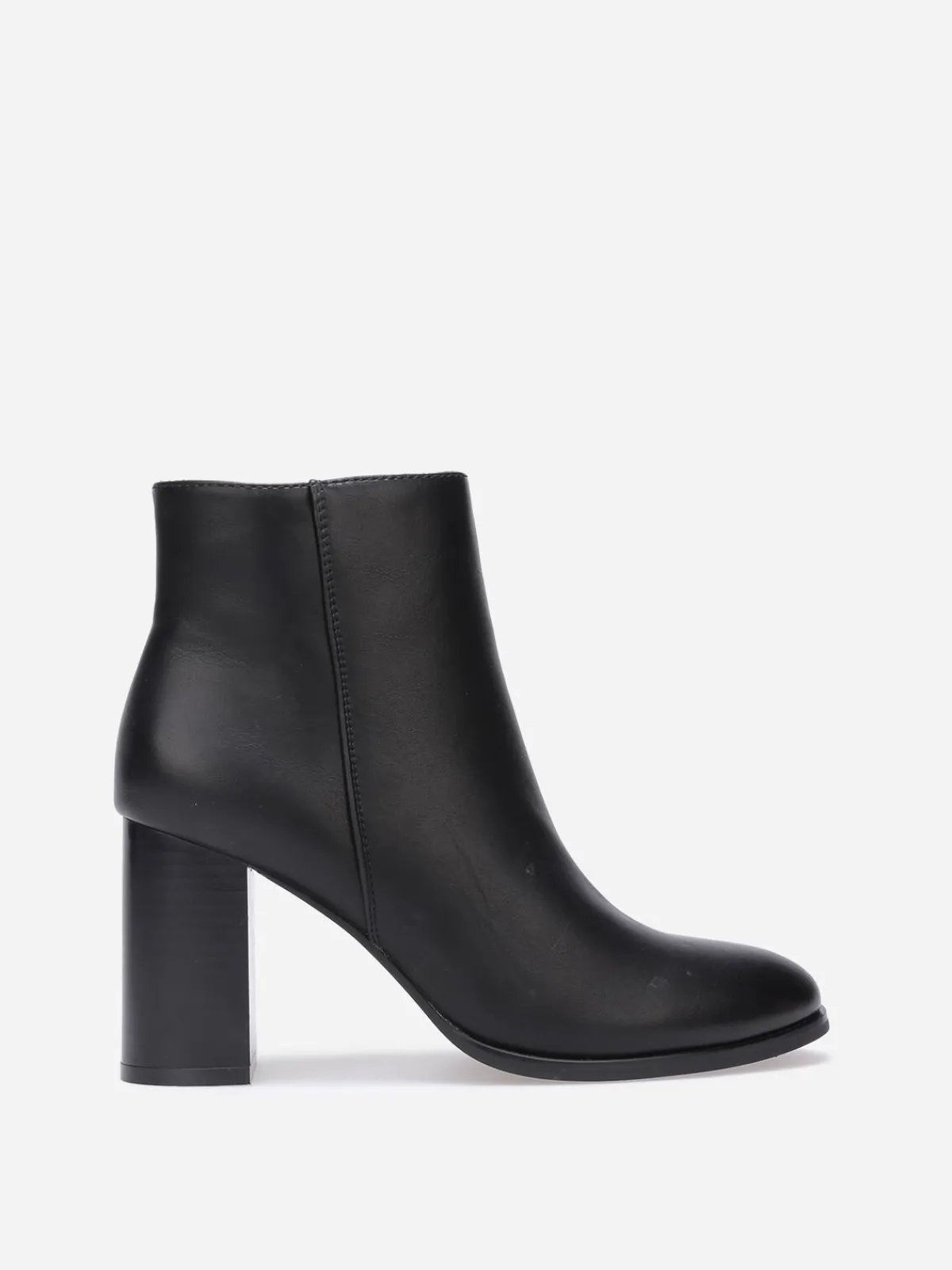 Hot La Modeuse Bottines basiques à talon Noir