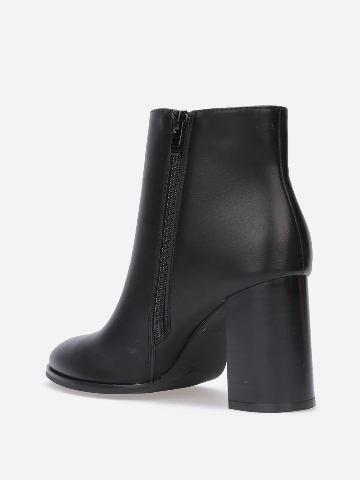 Hot La Modeuse Bottines basiques à talon Noir