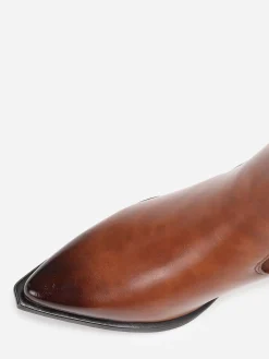 Online La Modeuse Bottines chelsea  à bout pointu Camel