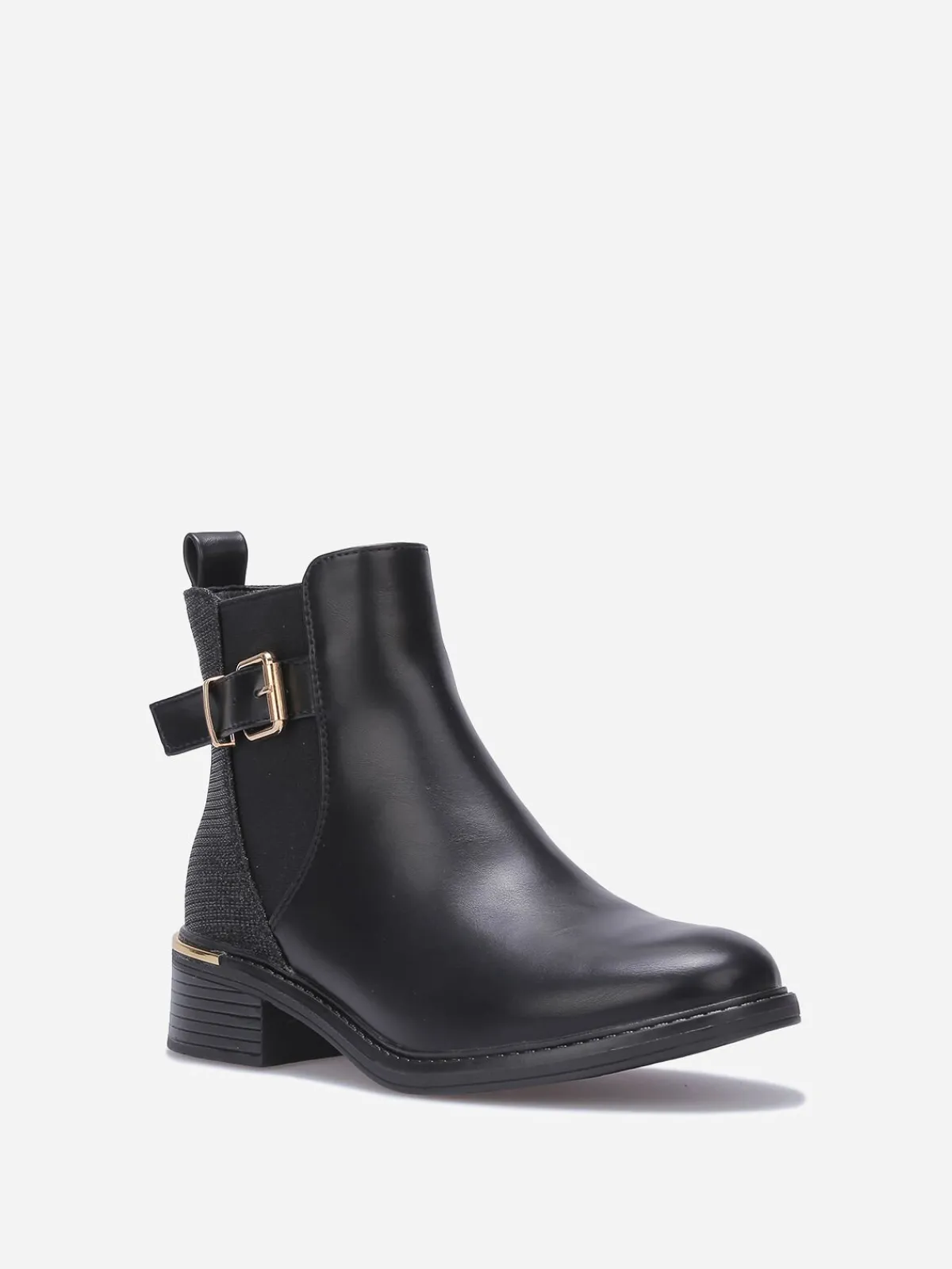 Online La Modeuse Bottines chelsea avec paillettes Noir