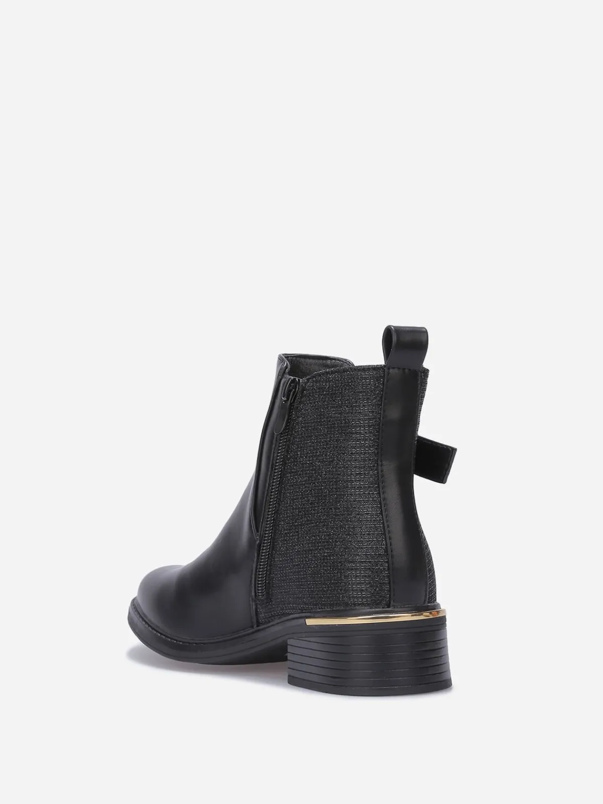 Online La Modeuse Bottines chelsea avec paillettes Noir