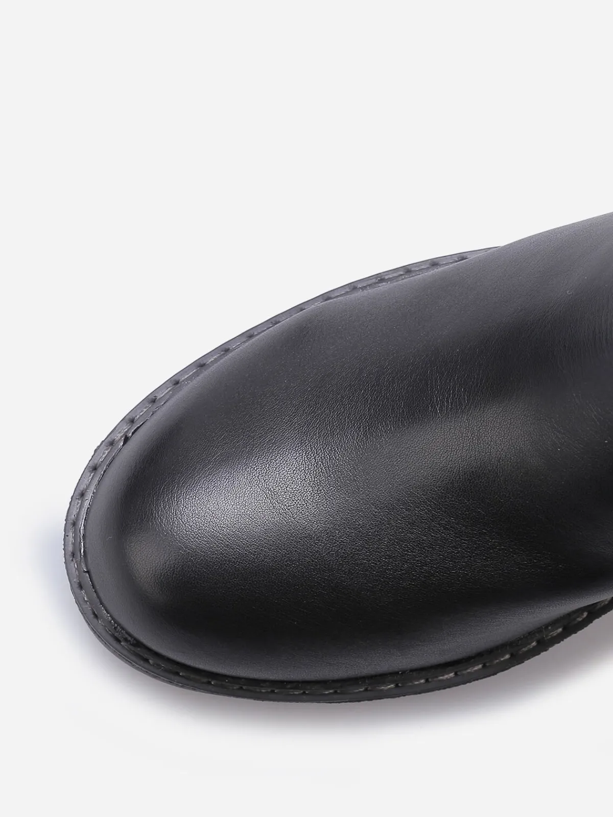 Online La Modeuse Bottines compensées à boucle Noir