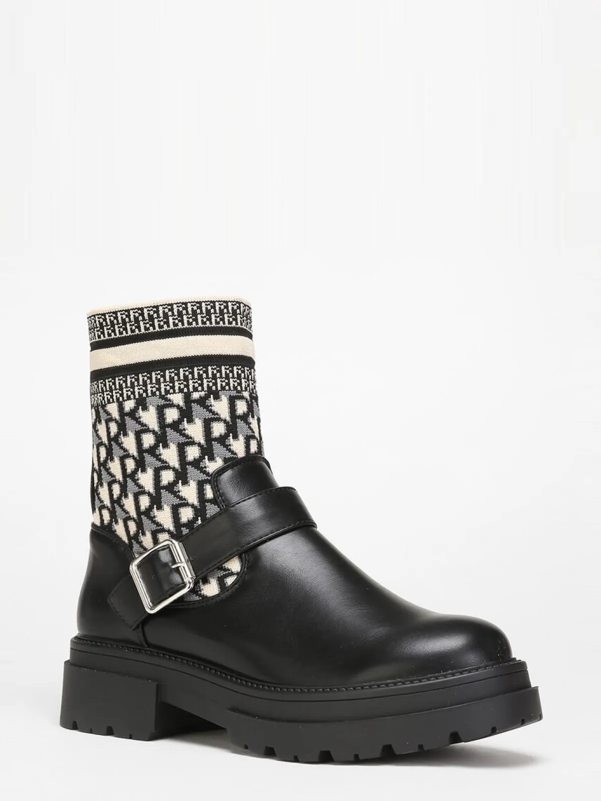 Best La Modeuse Bottines et bi-matières Noir