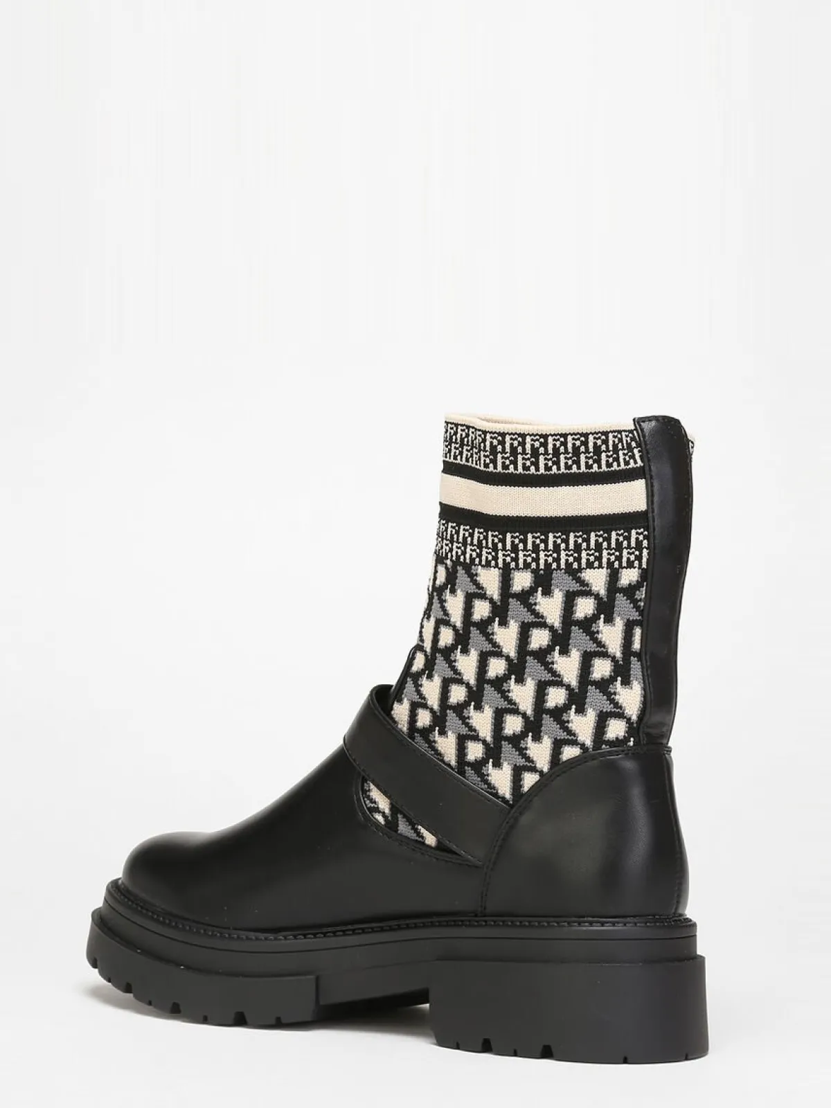 Best La Modeuse Bottines et bi-matières Noir