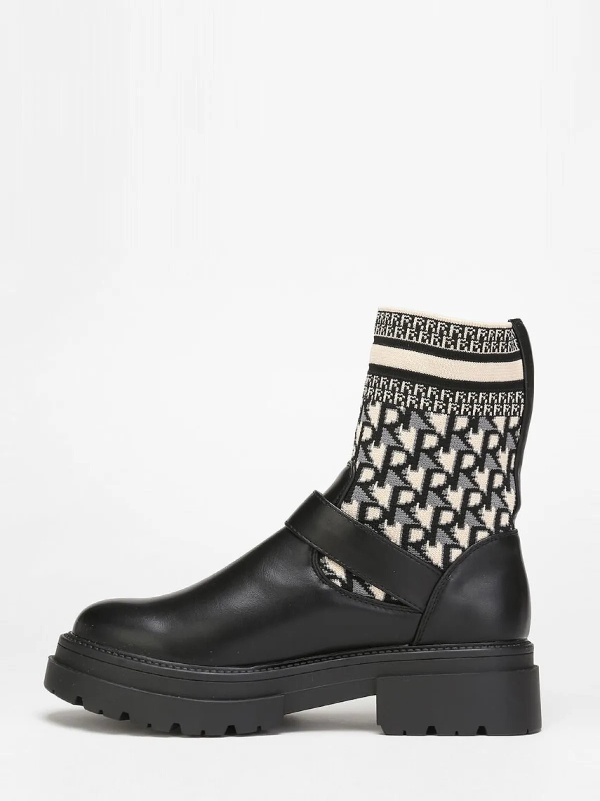 Best La Modeuse Bottines et bi-matières Noir