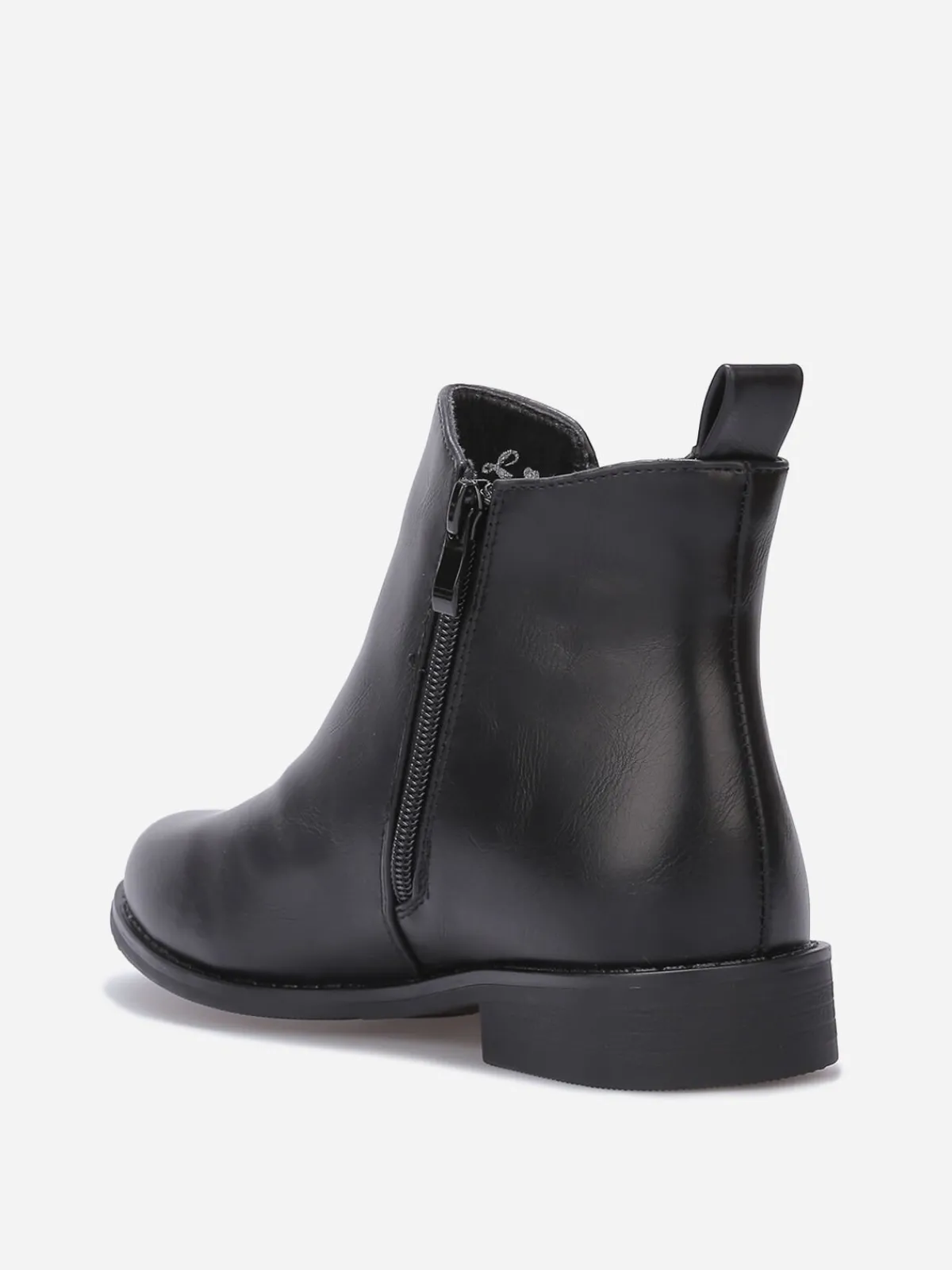 Best La Modeuse Bottines plates chelsea en simili Noir