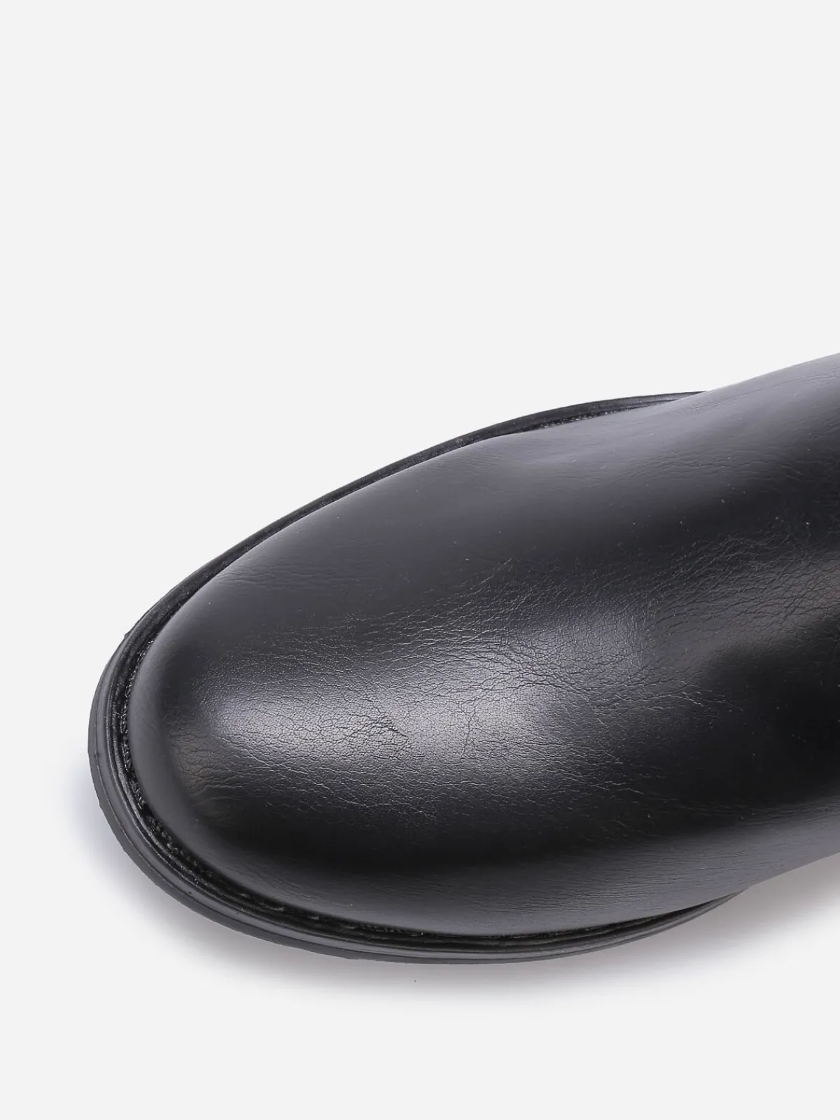 Best La Modeuse Bottines plates chelsea en simili Noir