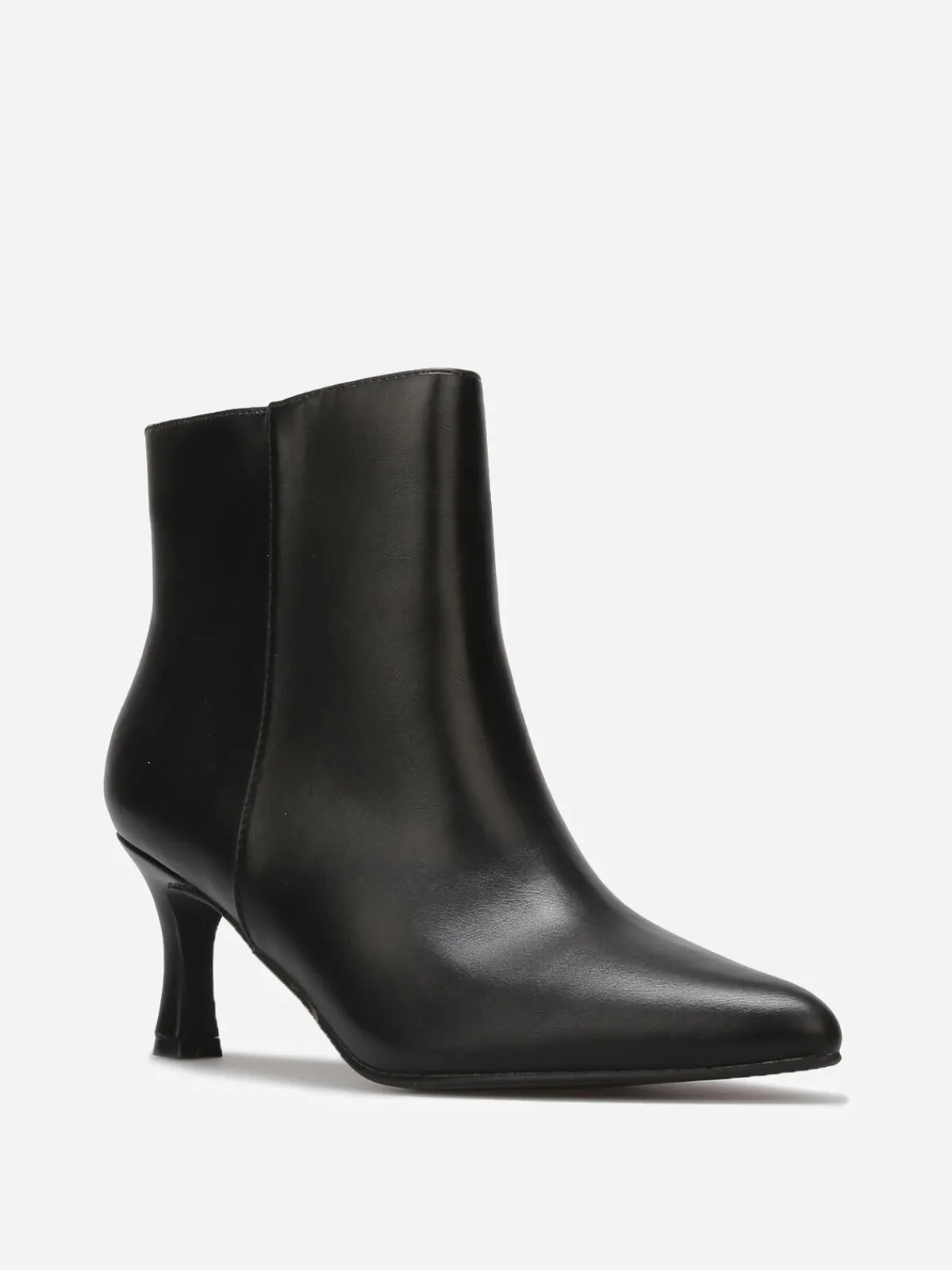 Best La Modeuse Bottines pointues à petit talon Noir