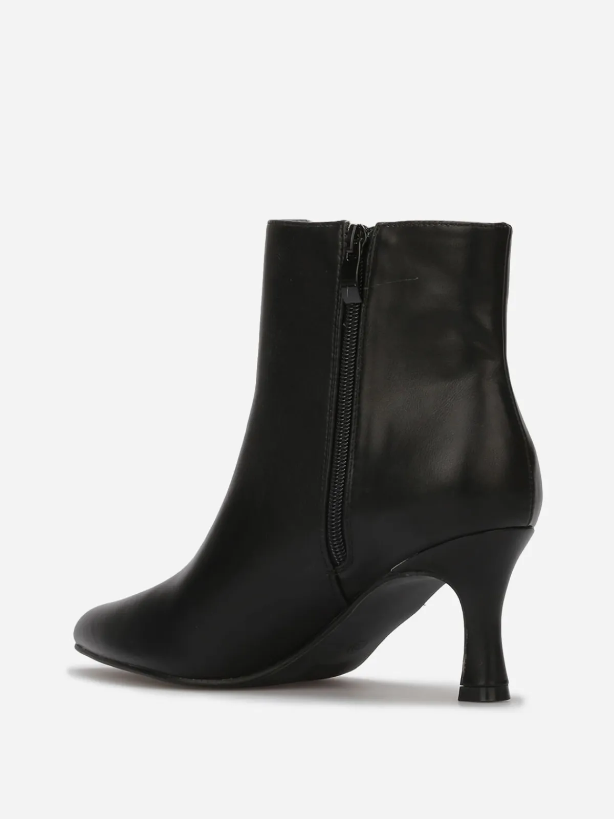 Best La Modeuse Bottines pointues à petit talon Noir