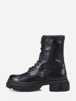 Online La Modeuse Bottines rangers à plateforme crantée Noir