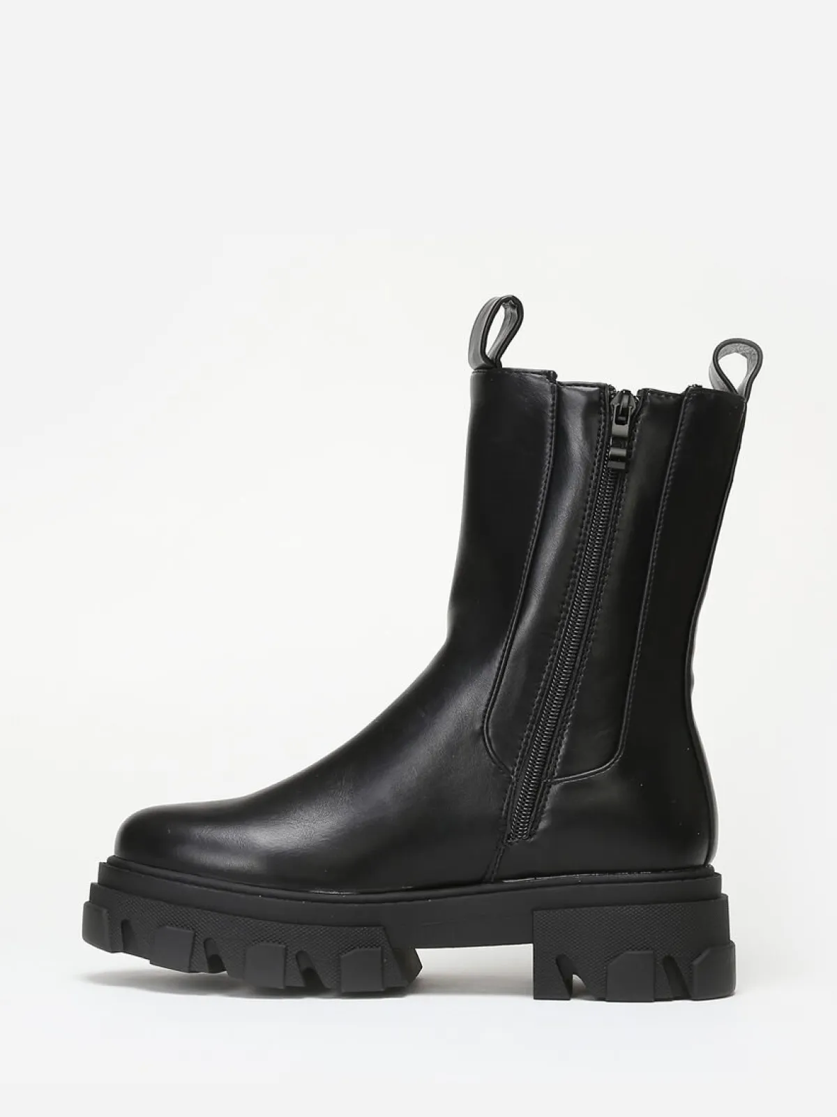 New La Modeuse Bottines style chelsea à semelle crantée Noir