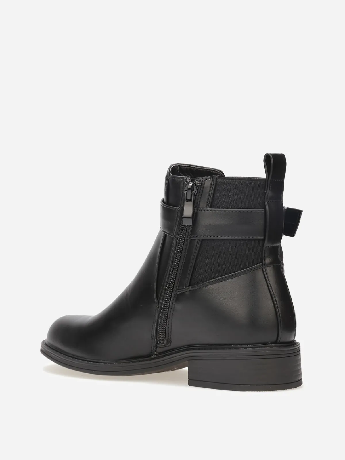 Discount La Modeuse Chelsea à boucle dorée Noir