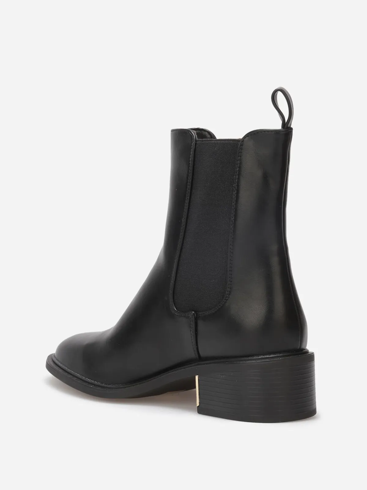 Discount La Modeuse Chelsea à détail doré Noir