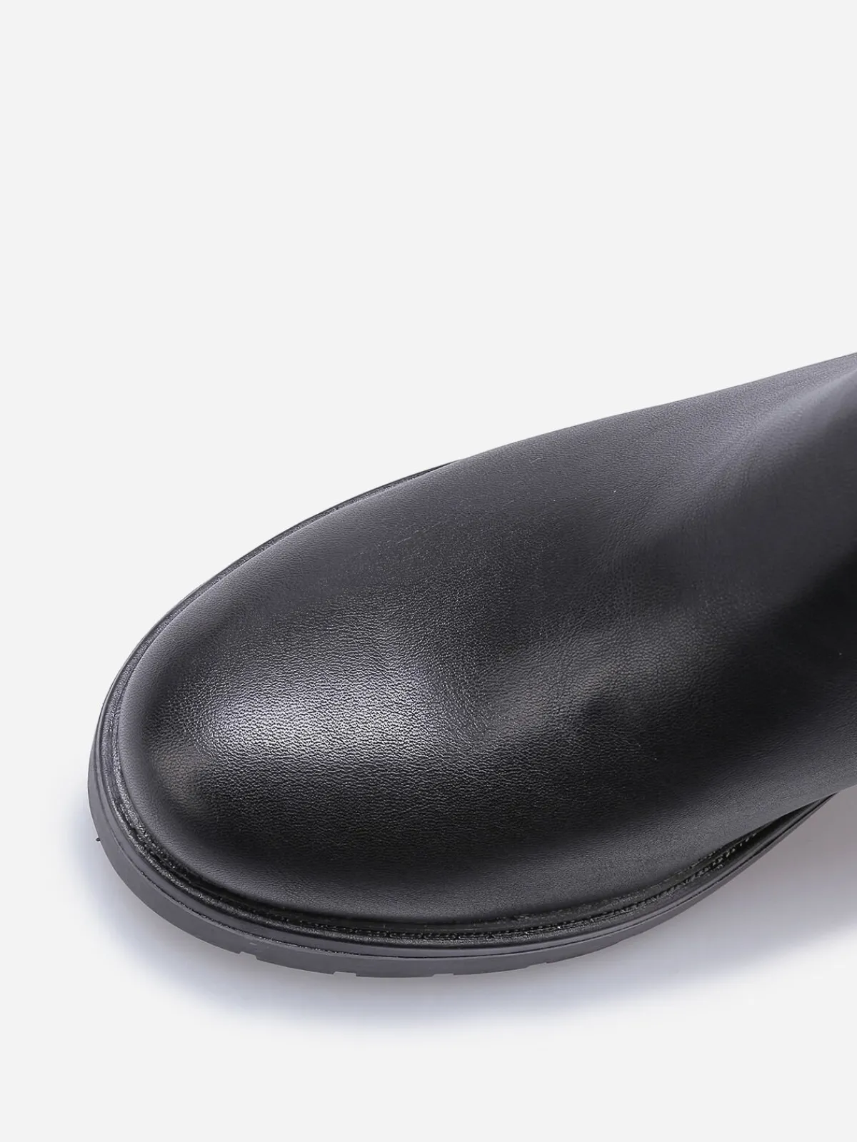 New La Modeuse Chelsea à talon avec zip décoratif Noir