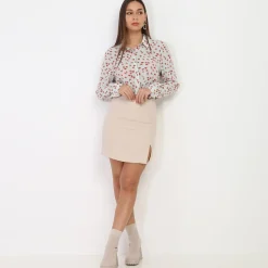 Sale La Modeuse Chemise fluide à fleurs Vertclair