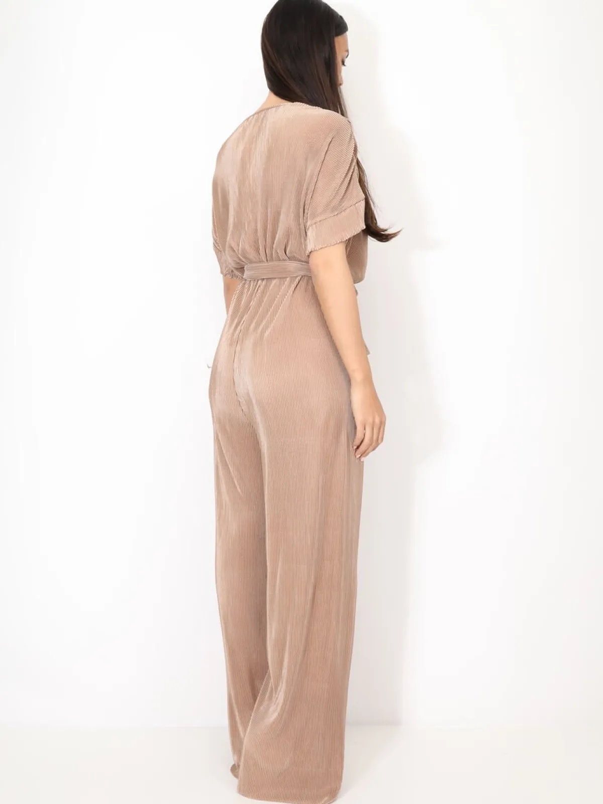 Clearance La Modeuse Combinaison évasée et plissée Dorérose