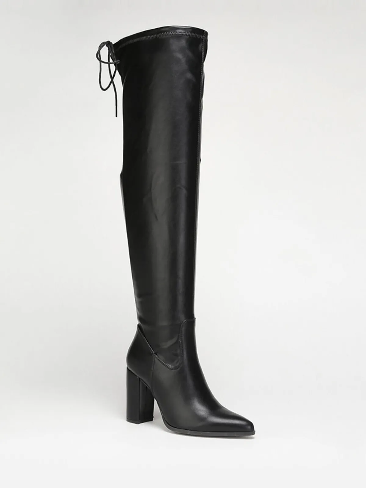 Hot La Modeuse Cuissardes à bout pointu Noir
