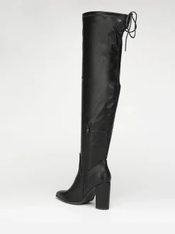 Hot La Modeuse Cuissardes à bout pointu Noir