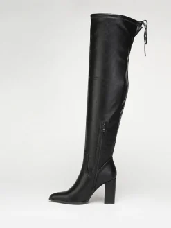 Hot La Modeuse Cuissardes à bout pointu Noir