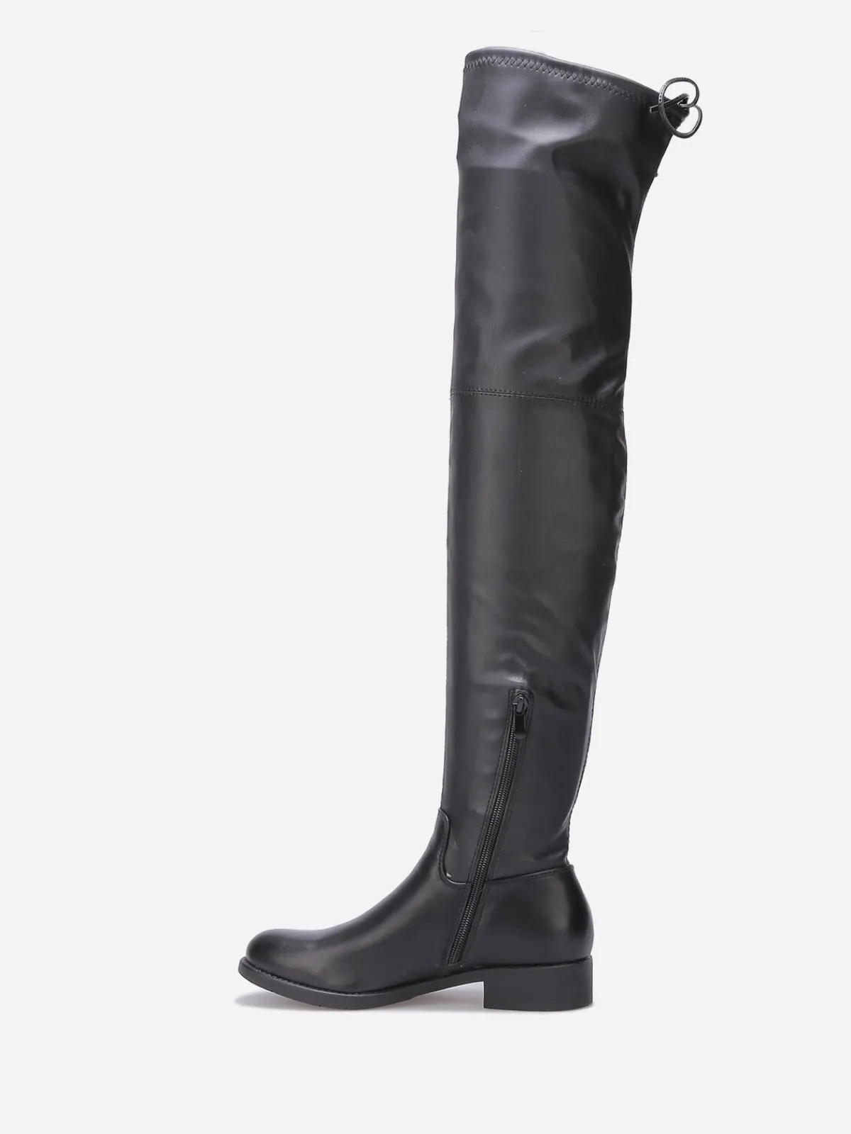 New La Modeuse Cuissardes plates en simili Noir