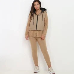 Online La Modeuse Doudoune sans manches réversible Camel