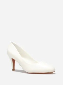 La Modeuse Escarpins classiques à talon fin Blanc