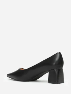 Sale La Modeuse Escarpins en simili à bout pointu Noir