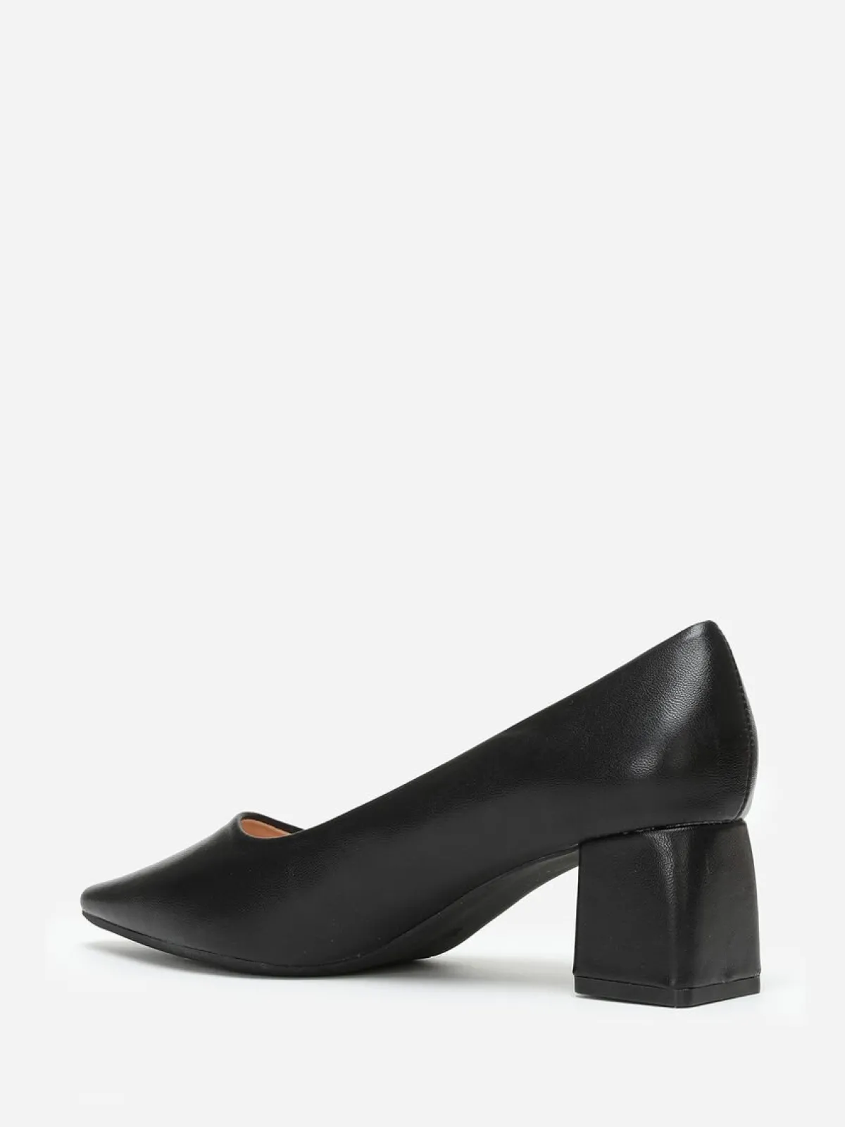 Sale La Modeuse Escarpins en simili à bout pointu Noir