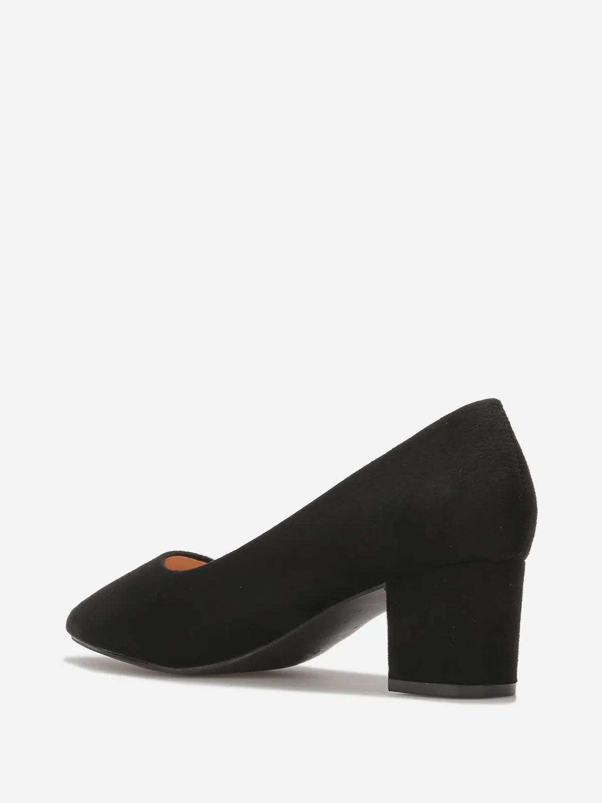 Online La Modeuse Escarpins en suédine à bout pointu Noir